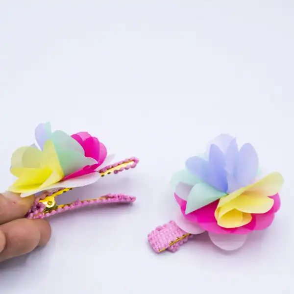 گیره مو زنانه مدل فلاوری بسته 2 عددی