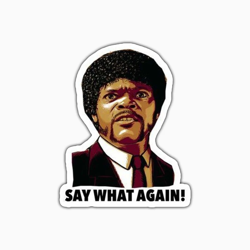 استیکر لپ تاپ و موبایل بووم طرح Pulp Fiction کد CP15