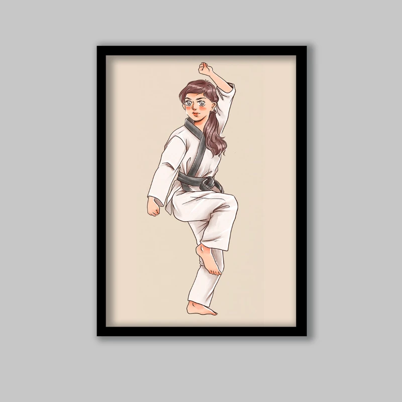 تابلو لیلیان طرح تکواندو کد LA-G10303-2