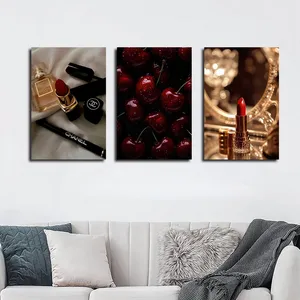 تابلو شاسی بکلیت طرح سالن زیبایی و میکاپ مدل SH-2835 مجموعه 3 عددی