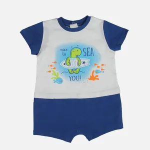 بادی آستین کوتاه نوزادی فاگوتینو مدل FAGTN-30174