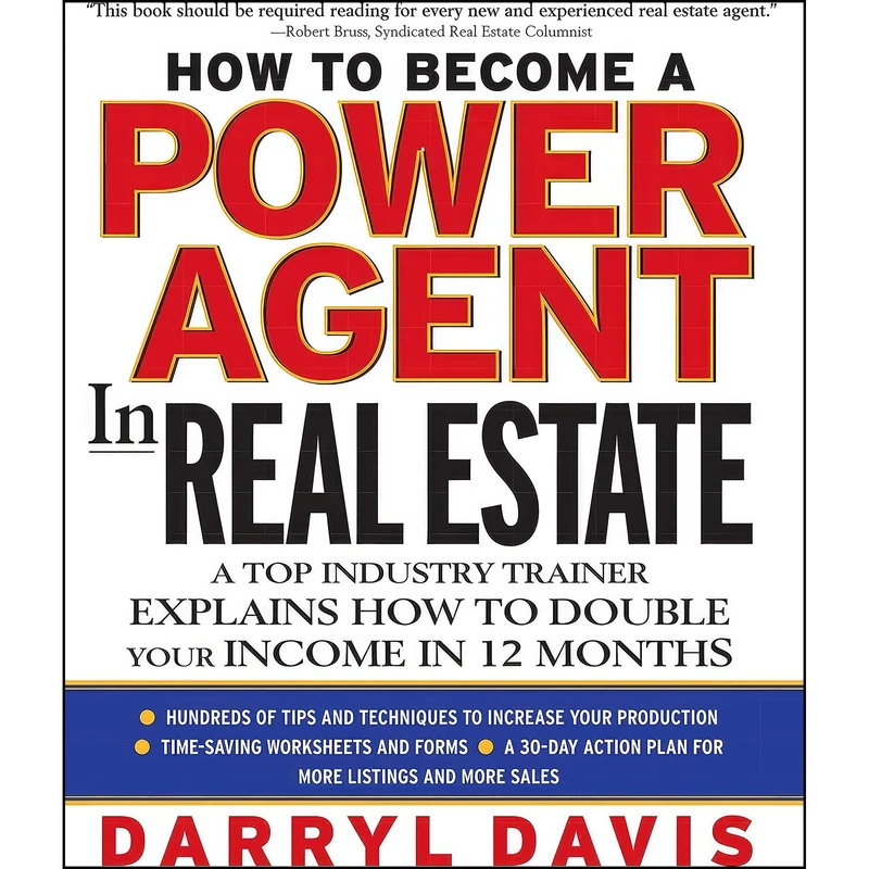 کتاب How To Become a Power Agent in Real Estate  اثر Darryl Davis انتشارات McGraw Hill