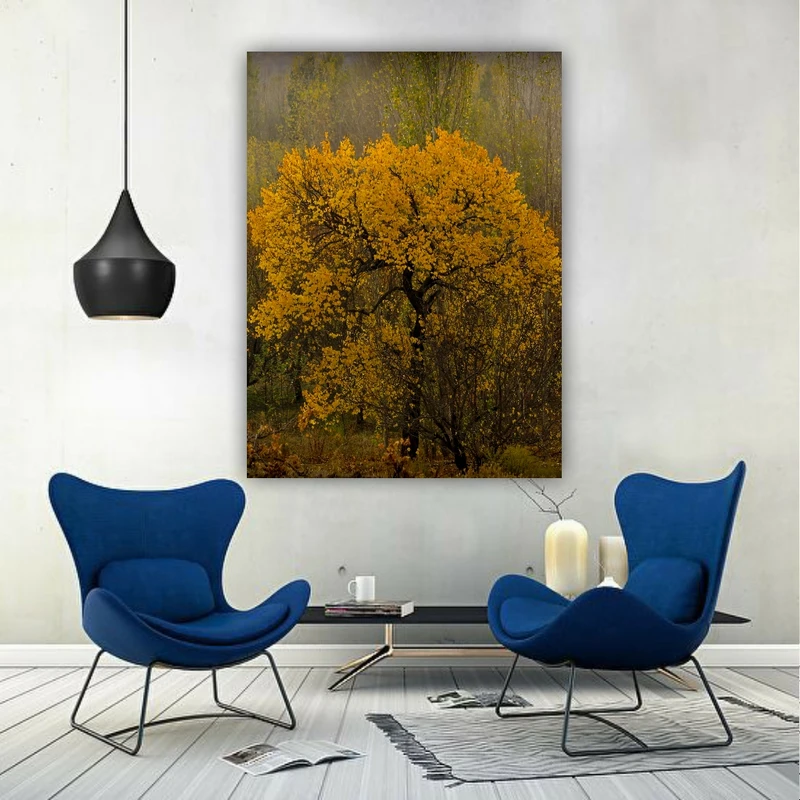 تابلو شاسی طرح طبیعت پاییز مدل SDT9706