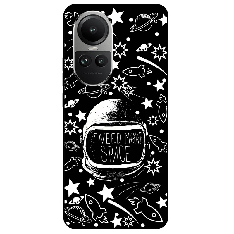 کاور مگافون طرح فضایی مدل 7706 مناسب برای گوشی موبایل اوپو Reno 10 5G