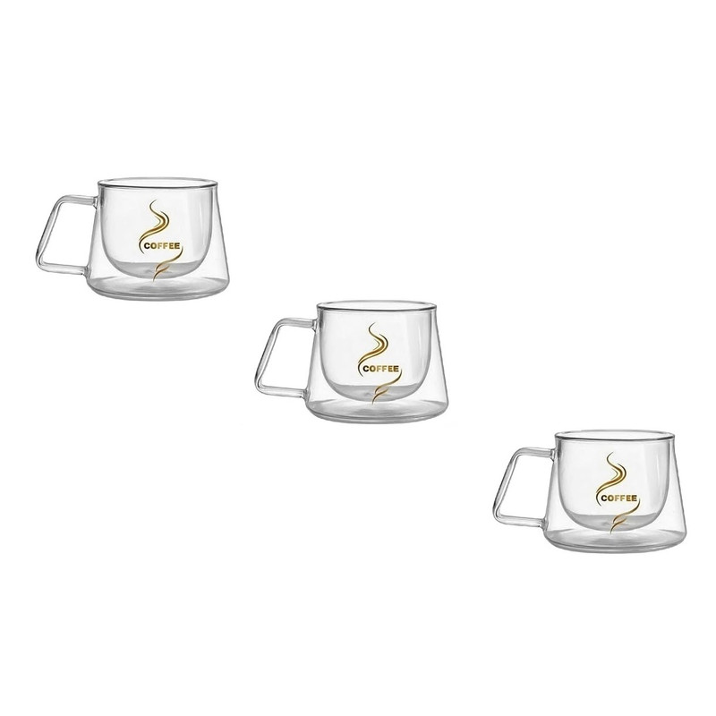 لیوان مدل دو جداره کد 1369n 19-20-727 مجموعه سه عددی