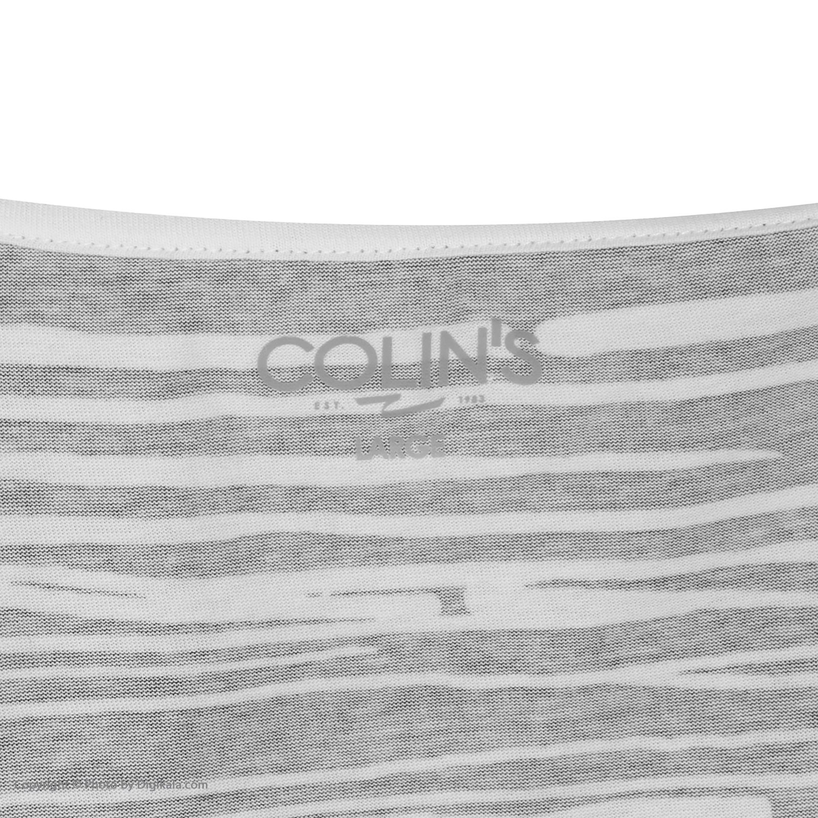 تیشرت آستین کوتاه مردانه کالینز مدل CL1033244-WHITE -  - 7
