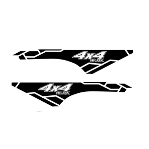 برچسب بدنه خودرو شیپرس طرح 4x4 کد So002