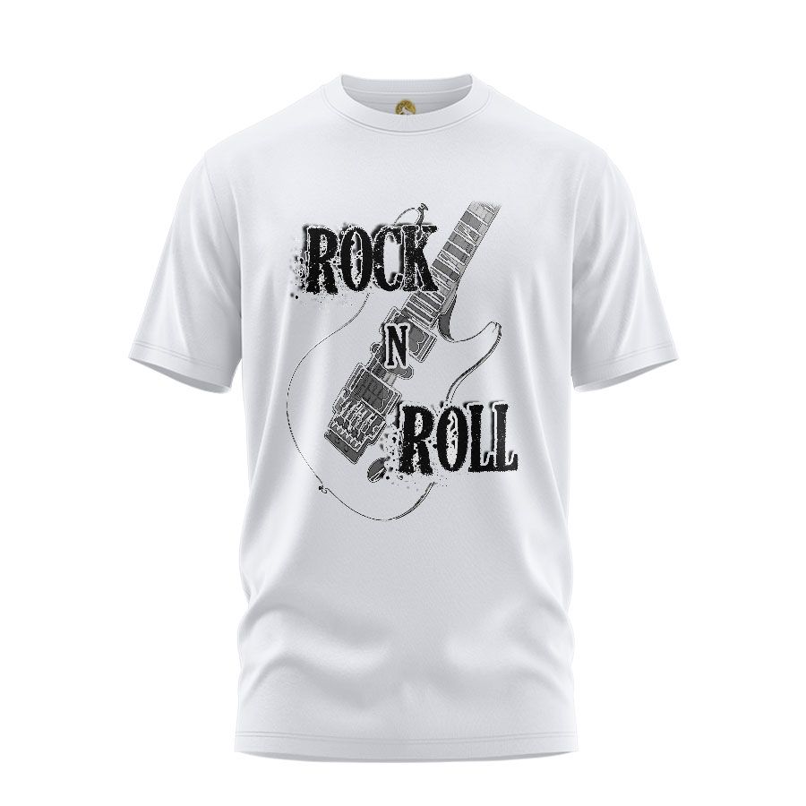 تی شرت آستین کوتاه مردانه هومرو مدل TW290 طرح Rock and roll -  - 1