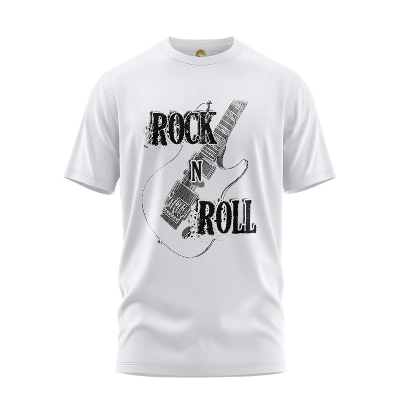 تی شرت آستین کوتاه زنانه هومرو مدل TW290 طرح Rock and roll