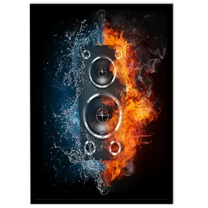 تابلو نوری بکلیت طرح موسیقی اسپیکر و استریو مدل B-S1511