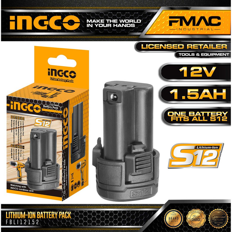 باتری شارژی 12 ولت 1.5 آمپر اینکو مدل FBLI12152-12v-1.5Ah