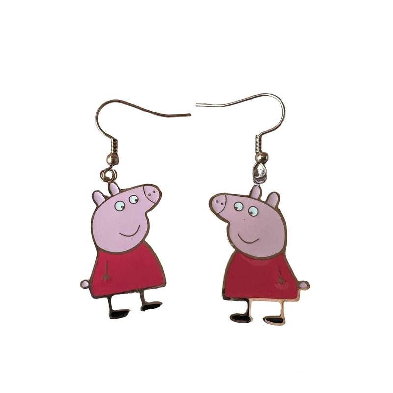 گوشواره دخترانه مدل بچه خوک گوشواره دخترانه مدل بچه خوک