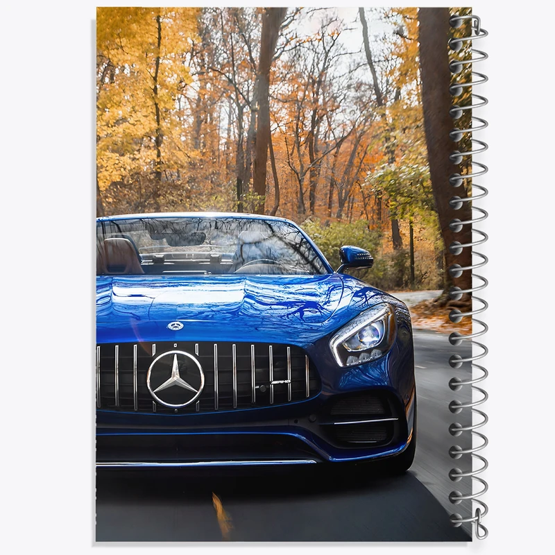 دفتر شطرنجی 50 برگ خندالو طرح ماشین اسپرت کد F5221