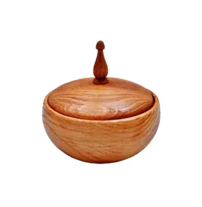 شکلات خوری چوبی مدل کمانی T-011 قطر 15