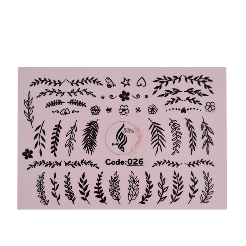 برچسب لنز ناخن مدل 026 برچسب لنز ناخن مدل 026