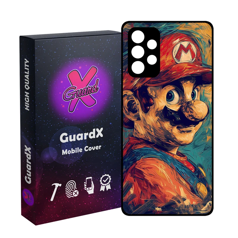 کاور گارد ایکس طرح ماریو قارچ خور مدل 10761 مناسب برای گوشی موبایل سامسونگ Galaxy A33 5G