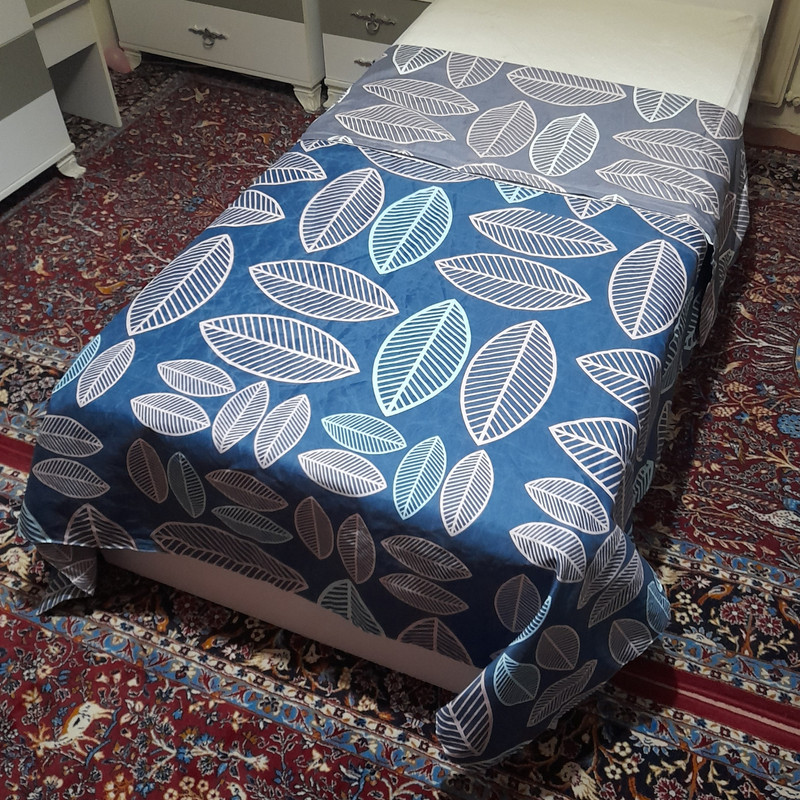 روکش لحاف دورو مدل ماکائو نیکیا دو نفره سایز 220×200 سانتی متر