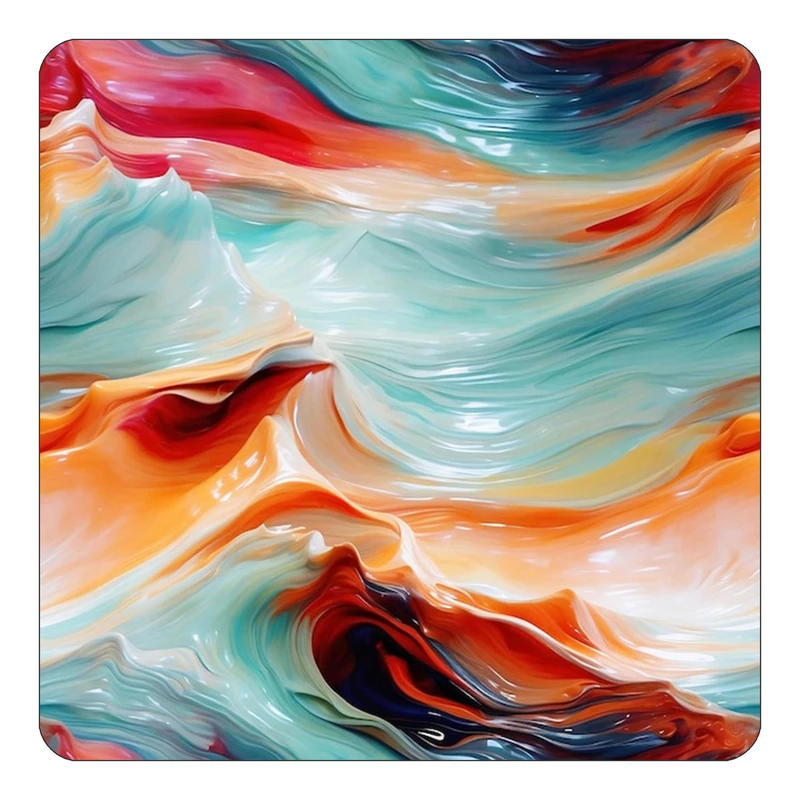 مگنت کاکتی طرح نقاشی رنگ روغن مدل mp69542