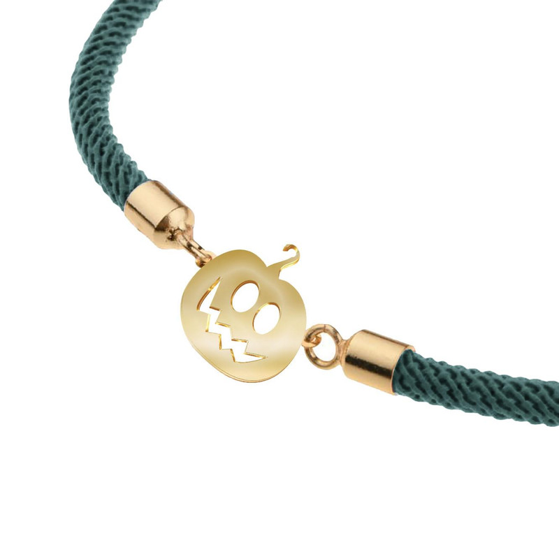 دستبند طلا 18 عیار زنانه مدوپد مدل کدو تنبل کد D16-10155