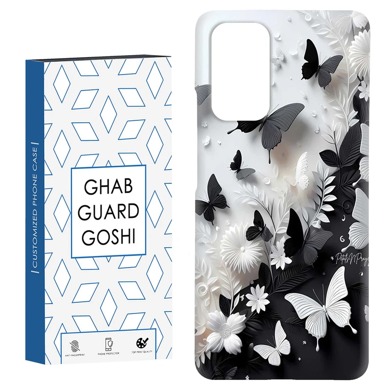کاور قاب گارد گوشی طرح پروانه کد Dimo-384 مناسب برای گوشی موبایل شیائومی Redmi Note 9 4G / Redmi 9T
