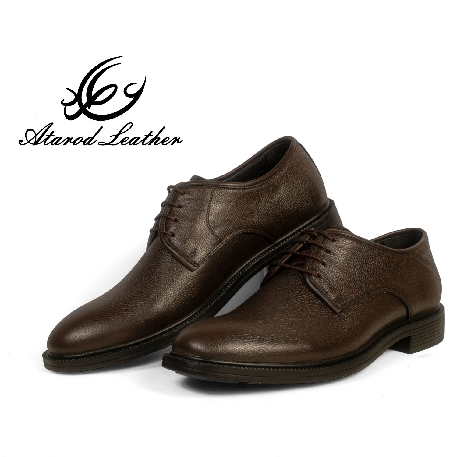 کفش مردانه چرم عطارد مدل چرم طبیعی کد SH135 -  - 6