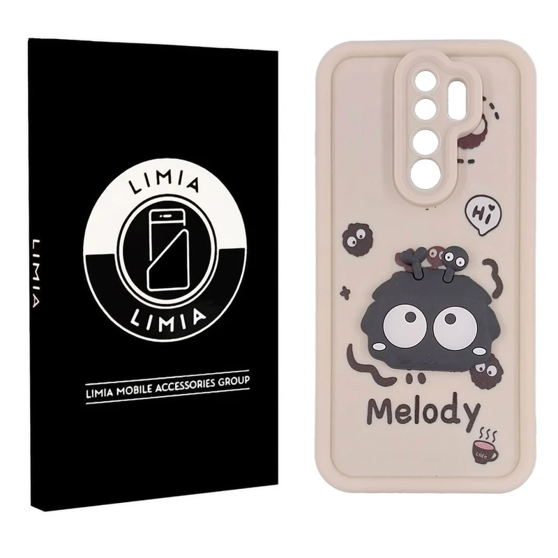 کاور لیمیا مدل سولید لنزدار طرح عروسکی برجسته مناسب برای گوشی موبایل شیائومی Redmi Note 8 pro