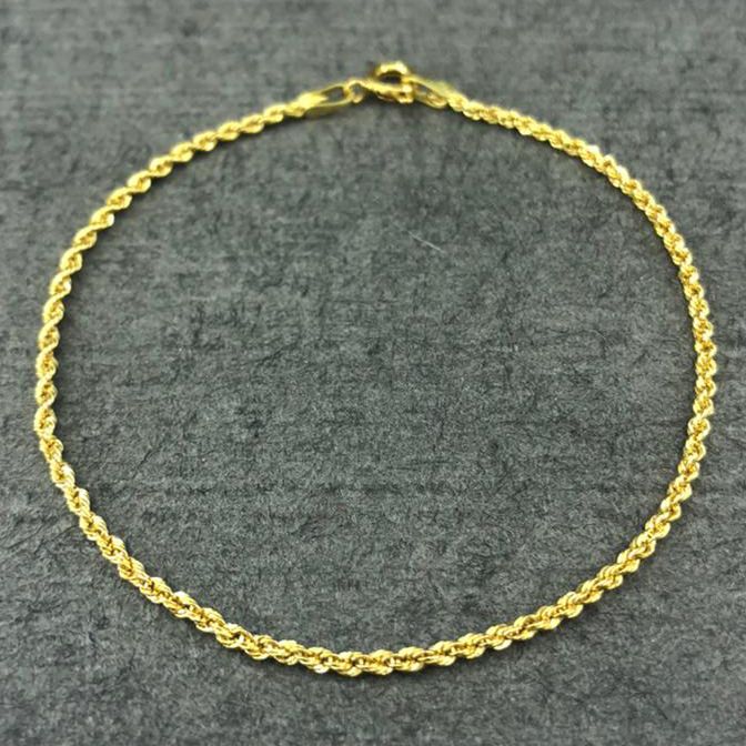 دستبند طلا 18 عیار زنانه دوست خوب مدل dk149 -  - 1