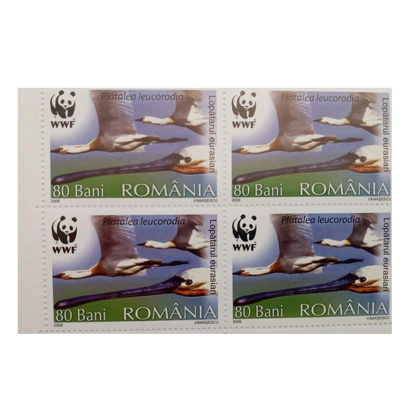 تمبر یادگاری مدل گونه های در حال انقراض مجموعه 4 عددی