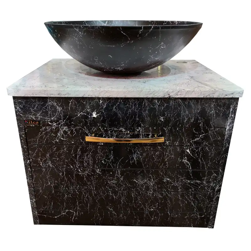 ست کابینت و روشویی سیتکا مدل R002 به همراه آینه و باکس