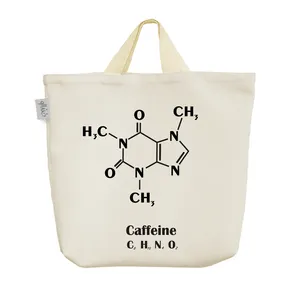 ساک خرید خندالو مدل فرمول شیمیایی کافئین Caffeine کد 3039