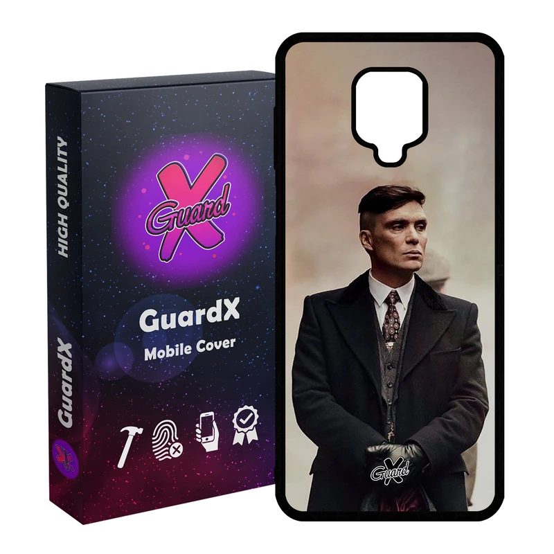 کاور گارد ایکس طرح Peaky Blinders مدل Glass10230 مناسب برای گوشی موبایل شیائومی Redmi Note 9S / Note 9 Pro / Note 9 Pro Max
