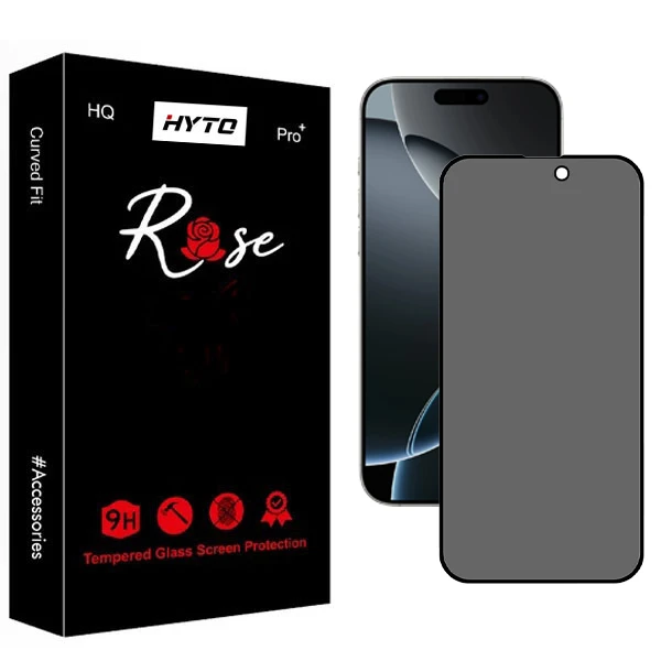 محافظ صفحه نمایش‌حریم شخصی هیتو مدل Rose Shadow Guard مناسب برای گوشی موبایل اپل iphone 16 Pro Max