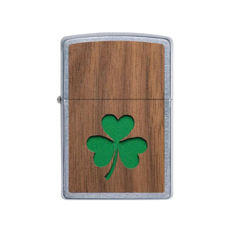 فندک زیپو مدل WOODCHUCK Clover کد 49056