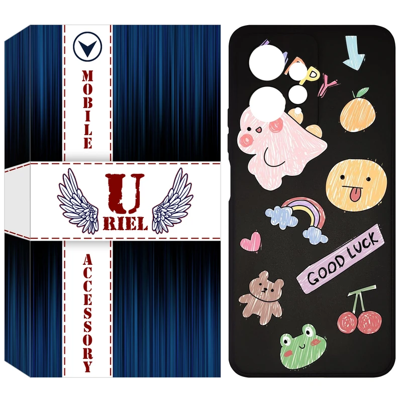 کاور یوریل مدل KSH کد 10 طرح نقاشی مناسب برای گوشی موبایل شیائومی Redmi Note 12 4G