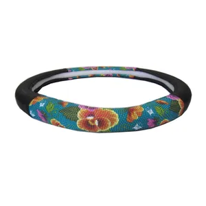 روکش فرمان طرح گل کد 698