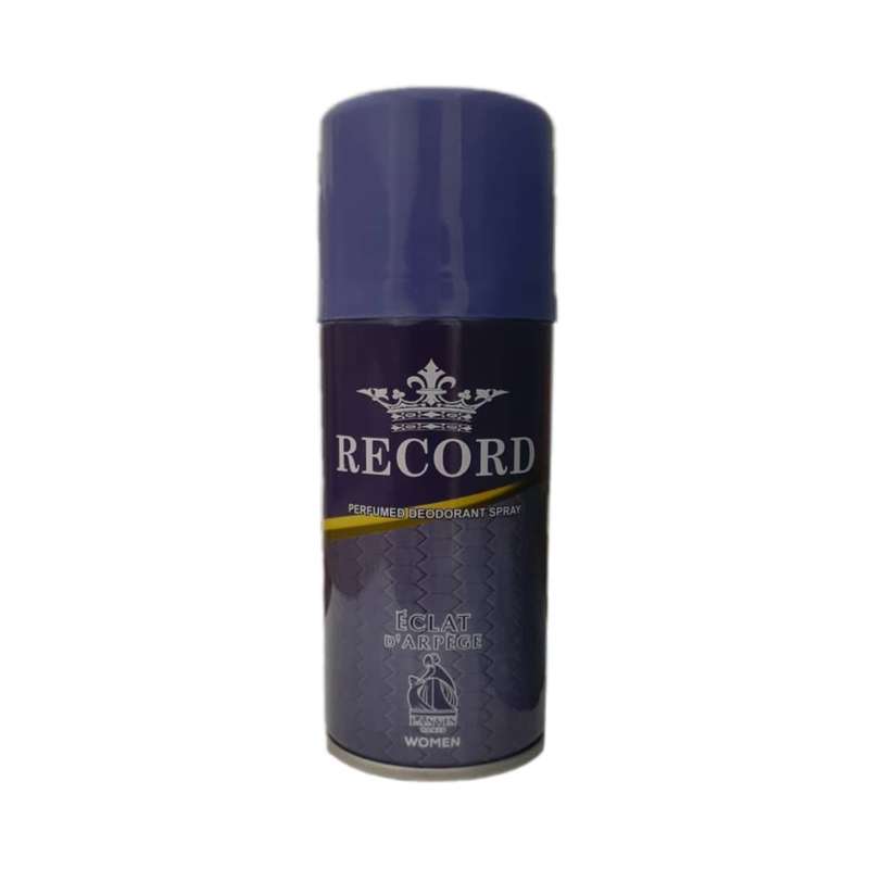 اسپری خوشبو کننده بدن زنانه رکورد مدل Eclat حجم 150 میلی لیتر اسپری خوشبو کننده بدن زنانه رکورد مدل Eclat حجم 150 میلی لیتر