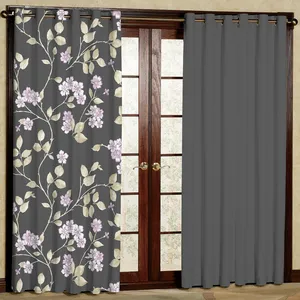 پرده مدل شکوفه بهاری و ساده هازان پانچی کد 1171a سایز 140x200 سانتی متر