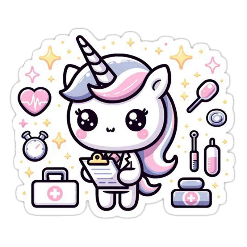 استیکر لپ تاپ طرح تکشاخ دکتر کد 4273