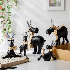 مجسمه مدل گوزن مجموعه 5 عددی