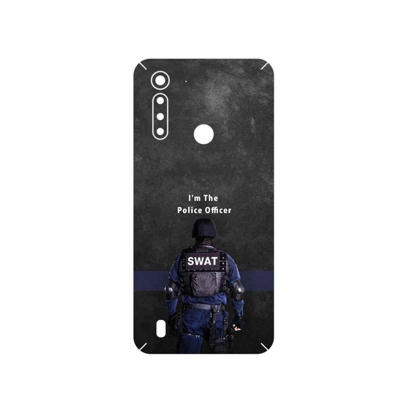 برچسب پوششی ماهوت مدل Police Officer مناسب برای گوشی موبایل موتورولا Moto G8 Power Lite