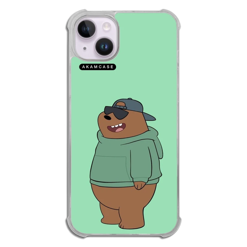 کاور آکام مدل AMCWTA14PLUS-BARE BEAR4 مناسب برای گوشی موبایل اپل iPhone 14 Plus