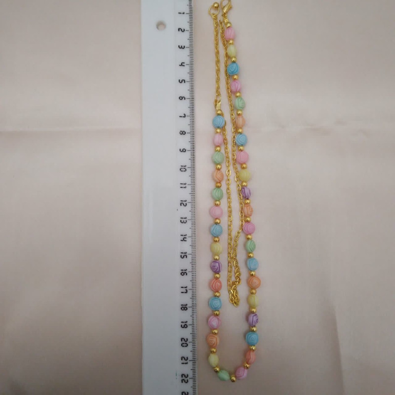 گردنبند دخترانه مدل دوبل