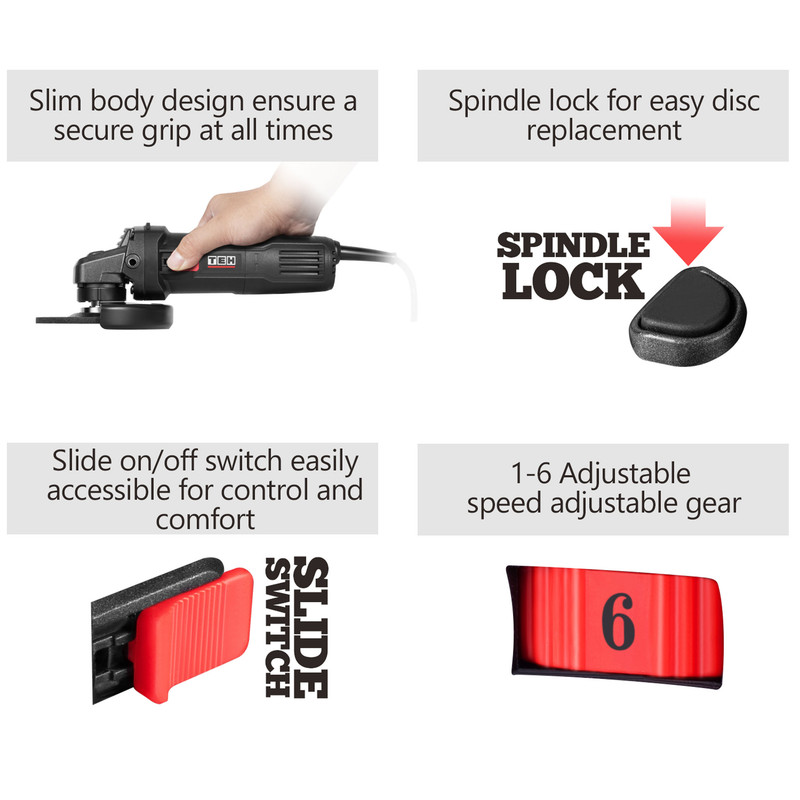 دستگاه مینی فرز تی ای اچ مدل TG12509