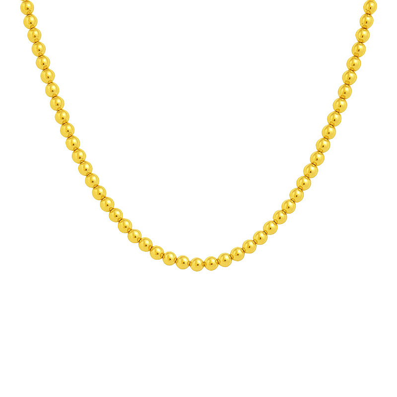 زنجیر گوی ساده طلا 18 عیار زنانه گالری دیانا مدل لایت