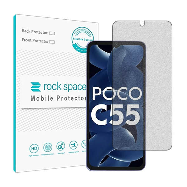 محافظ صفحه نمایش مات راک اسپیس مدل HyMTT مناسب برای گوشی موبایل شیائومی Poco C55