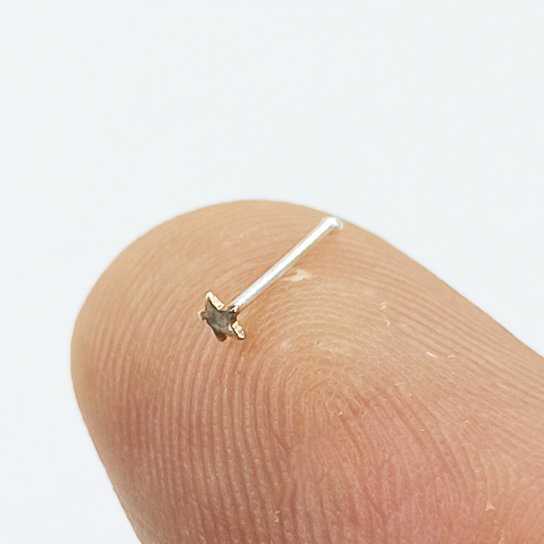 پیرسینگ نقره زنانه سلین کالا مدل ستاره ce-As3