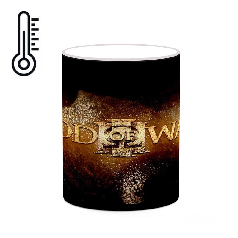 ماگ حرارتی کاکتی طرح گاد آف وار God Of War مدل mgh40780