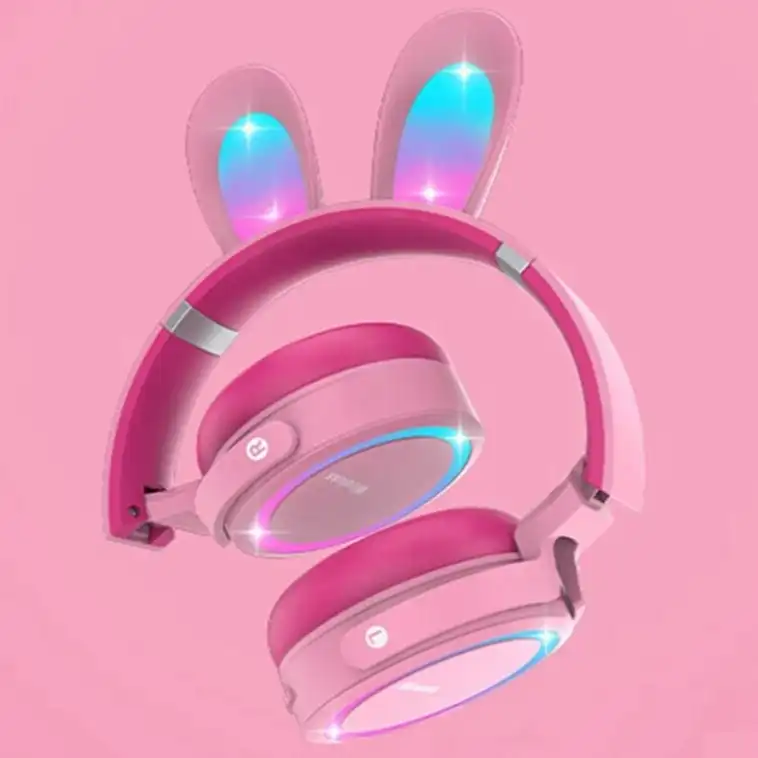 هدفون بی سیم طرح خرگوشی مدل Rabbit-Car PM05