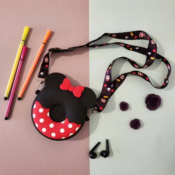 کیف رودوشی بچگانه مدل سیلیکون فانتزی طرح میکی موس کد 36992