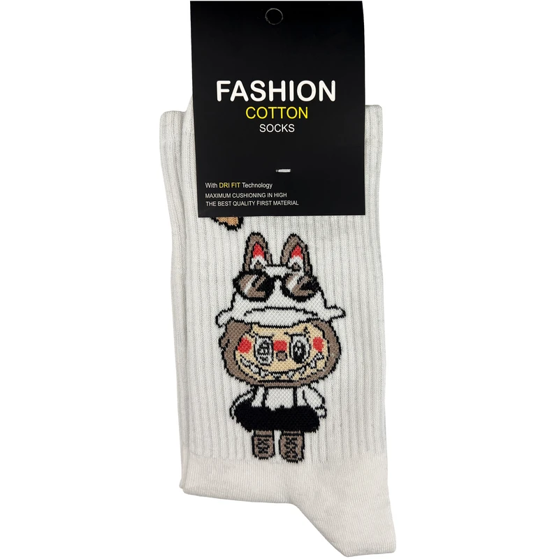 جوراب ساق بلند زنانه مدل لبوبو کد 02